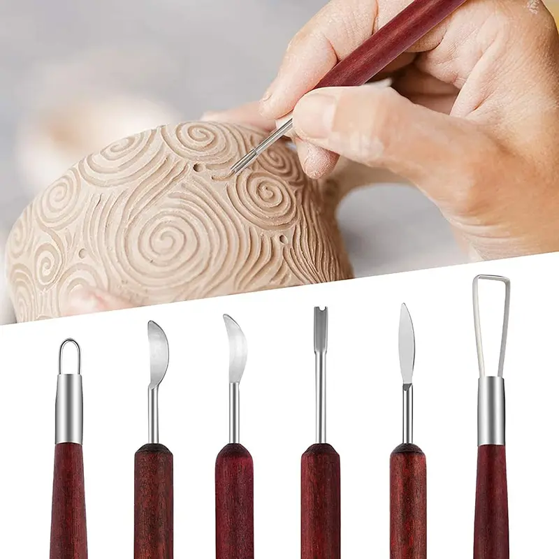 Wood Chisel Set - 6-teiliges Keramik-Werkzeugset aus Holz von Artist