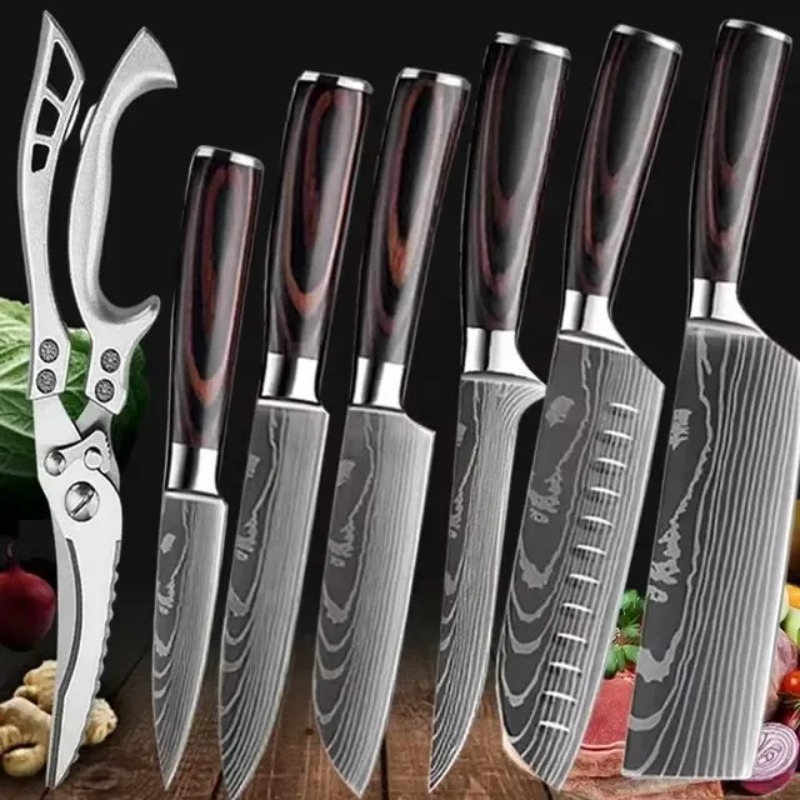 Drawknife Blade - Chef Japanisches Küchenmesser 7CR17 High Carbon